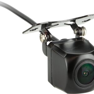 Mini achteruitrij camera universeel zwart NTSC met beeldlijnen en spiegelfunctie