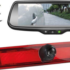 Achteruitrijcamera set met 7" spiegelmonitor voor Mercedes Citan - Renault Kangoo