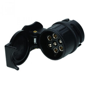 Verloopstekker 13 naar 7 polig kort adapter (verpakt in polybag met eurosleuf)