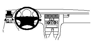 ProClip - Mercedes Benz E-Klasse 1995-2002 Left mount