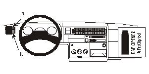 ProClip - Volkswagen T4/ Pickup 1996-2002 /  Caravelle 1996-2003 Left mount