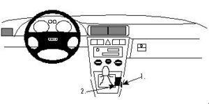 ProClip - Audi A3/S3 1997-2000 - Seat Toledo 1999-2003 Console mount