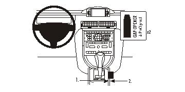 ProClip - Citroën C6 2007-2013 Console mount