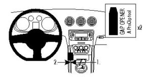 ProClip - Audi TT 2007-2014 Console mount, Left