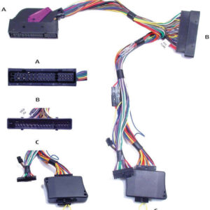 Audio2Car Audi A6 2004-2011met Bose 6000 system 13 speakers (versterker links achterin)