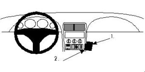 ProClip - BMW Z3 1996-2002 Angled mount