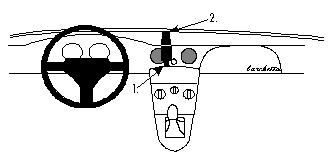 ProClip - Fiat Barchetta 1995-2007 Center mount