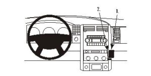 ProClip - Dodge Durango 2004-2010 Center mount
