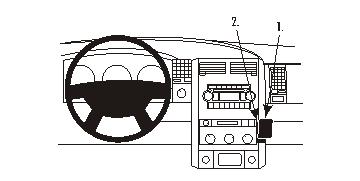 ProClip - Dodge Durango 2004-2010 Center mount