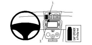 ProClip - Daihatsu Materia 2007-2013 Center mount