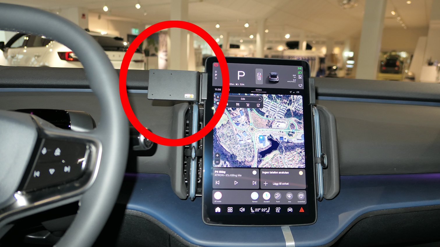 ProClip - Volvo EX30 2024-> Center mount