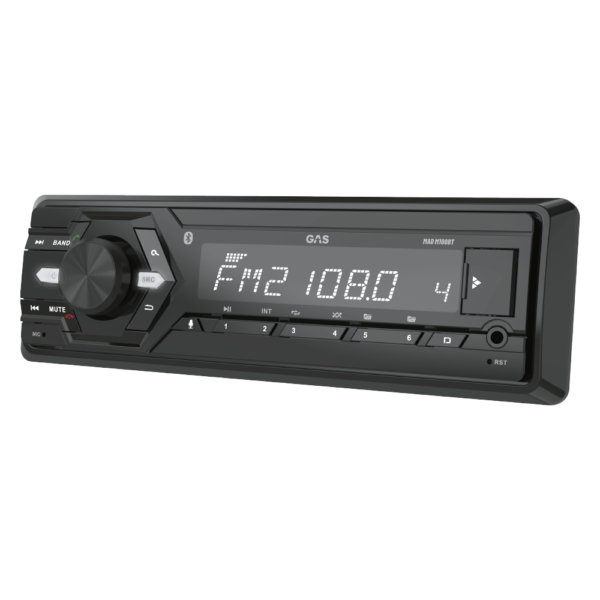 GAS MAD M100BT 1-DIN BT, USB, AUX