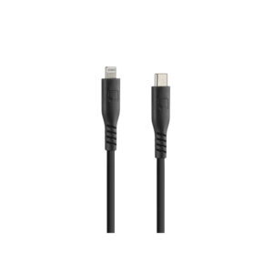 Optiline siliconen laad en synchronisatiekabel USB C -> Apple 8pin - 150cm met verstevigde hals