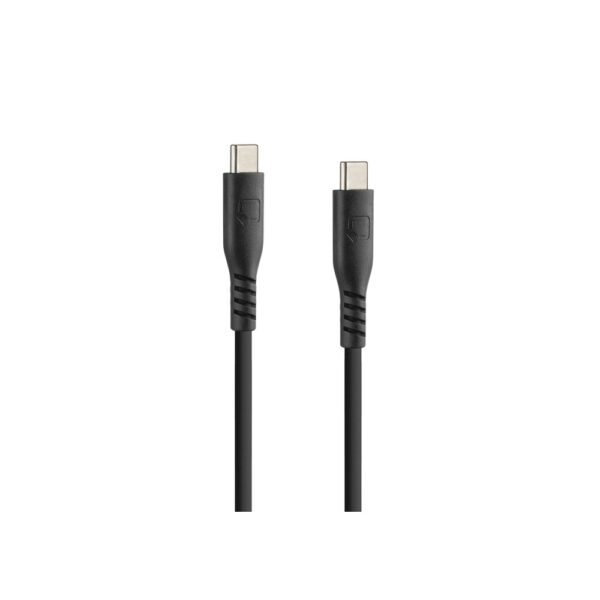 Optiline siliconen laad en synchronisatiekabel USB C -> USB C - 150cm  met verstevigde hals