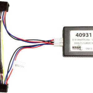 Audio2Car adapterkabel met omvormer van 24V naar 12V 10A voor +30 en +15