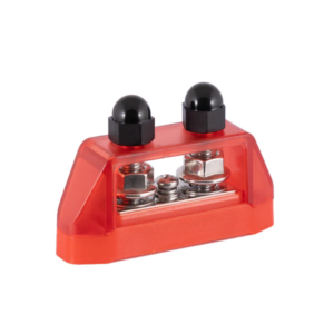 Distribution blok Red, 2xM8 + 1xM4