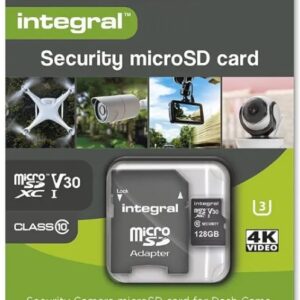 128GB Integral Security Micro SD-kaart (Klasse 10) – Snelle, veilige opslag