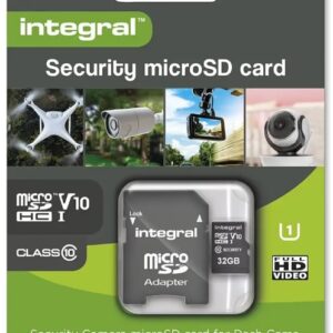32GB Integral Security Micro SD-kaart (Klasse 10) – Snelle, veilige opslag