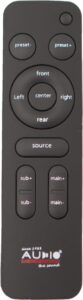 AUDIO SYSTEM Wireless Remote Control voor DSP 4.6 en DSP 8.12