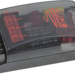 AUDIO SYSTEM 3-WEG Crossover met 12-voudige akoestische aanpassing