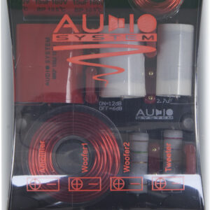 AUDIO SYSTEM 2-Weg Crossover 2-weg cross-over met 64-voudige akoestische aanpassing