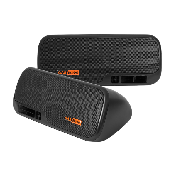 GAS MAD BK2-344 3-way box speaker - black, opbouwspeaker