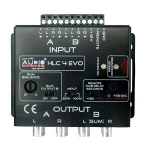 AUDIO SYSTEM 4-weg high-low adapter voor OEM radio's