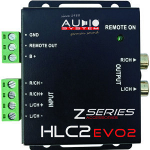 AUDIO SYSTEM High-Low Adapter HLC-2 VOOR OEM Radio (8-30 VOLT)