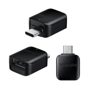 Kabeladapter USB-A f - USB-C m - kleur zwart