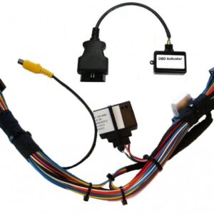 Camera interface t.b.v. aansluiten aftermarket camera (NTSC) op een VW MIB3 INCL PROGARMEER DONGEL