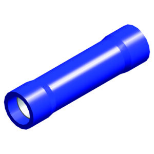 kabelverb. 5stuks 1.5x2.5 blauw in blister