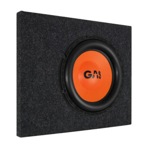 10" pasklare subwoofer kist voor Scania CR20 met MAD S1-104 subwoofer, 250Watt RMS, 4Ohm