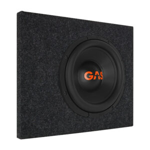 10" pasklare subwoofer kist voor Scania CR20 met MAD S2-10D2 subwoofer, 300Watt RMS, 2+2Ohm
