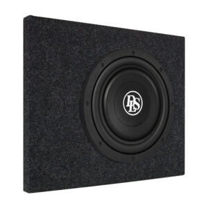10" pasklare subwoofer kist voor Scania CR20 met DLS PS10 400W RMS, 4Ohm