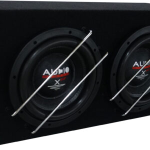 X--ion-Serie LONG STROKE Boom Box Subwoofer 2x 30 liter open box met 2x X10, 2x 1000/600 Watt