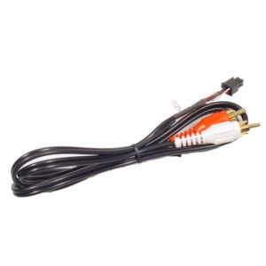 AUX Adapter microfit 4 pin Male to 2 x RCA Male