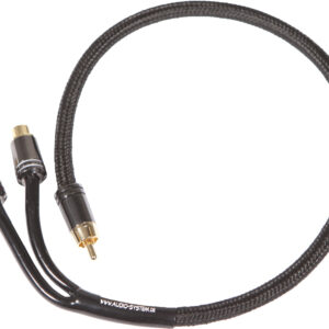 AUDIO SYSTEM HIGH-END 300 mm RCA kabel Y-RCA cable (1x connector M and 2x connector F)