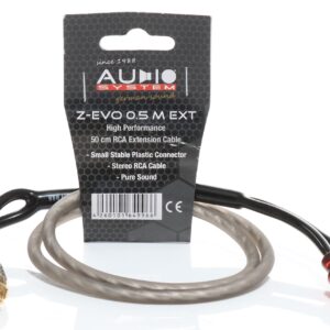 AUDIO SYSTEM HIGH-PERFORMANCE RCA-KABEL 500mm OFC cinch-kabelverlenging