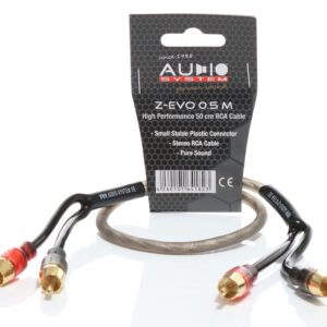 AUDIO SYSTEM HIGH-PERFORMANCE RCA-KABEL 500mm OFC cinch-kabel