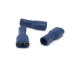 Kabelverbinder geïsoleerd Female blauw 6.3 mm / 1.5 - 2.5 mm² / A: 6.3mm - B: 0.8mm (100 stuks)