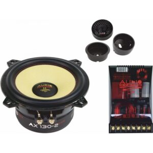 Helon-Serie 2-OHM 2-Way System 130 mm Extreme Kickbass Compo Systeem.