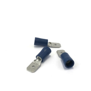 Kabelverbinder geïsoleerd Male blauw 6.3 mm / 1.5 - 2.5 mm² / A: 6mm - B: 0.8mm (100 stuks)