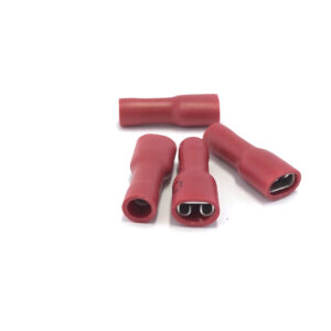 Kabelverbinder geïsoleerd Female Rood 4.8 mm / 0.5 - 1.5 mm² / A: 4.8mm - B: 0.8mm (100 stuks)