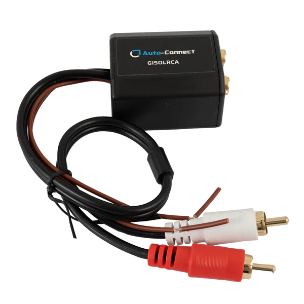 Auto-Connect Ground loop isolator, 2RCA-2RCA input