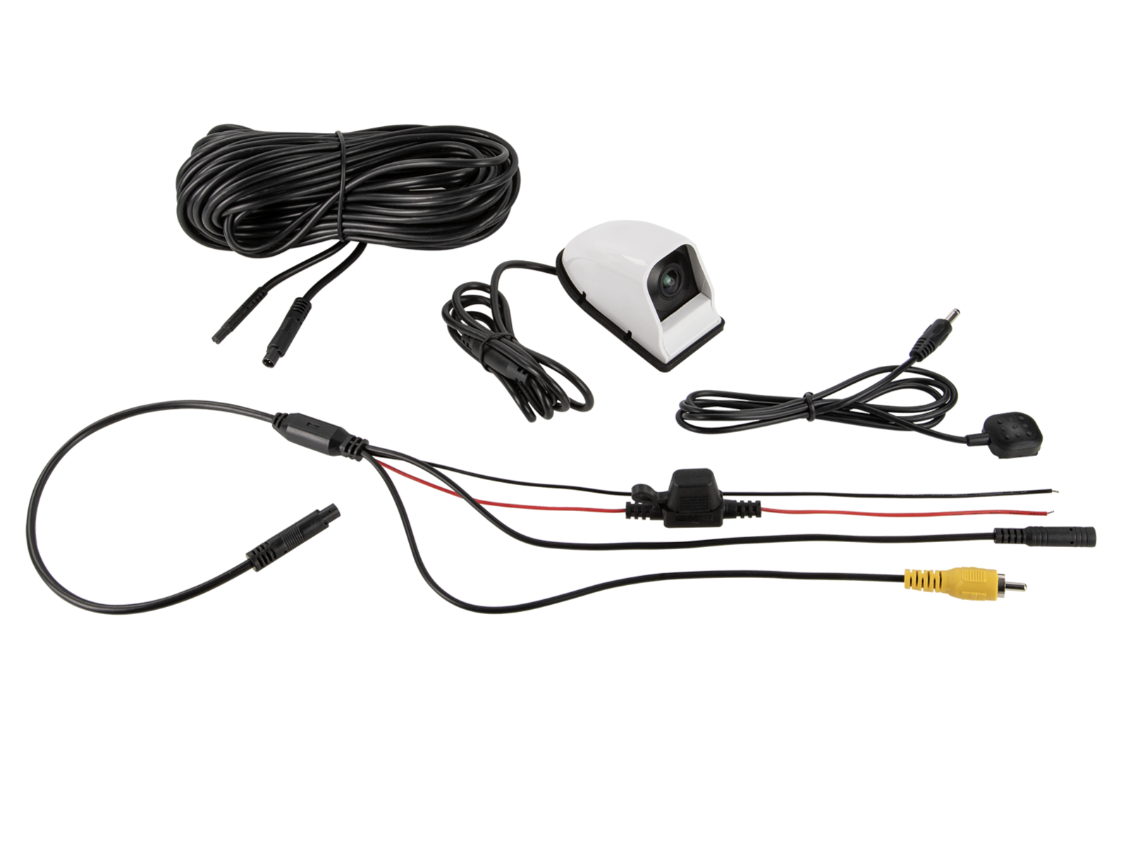 Achteruitkijkcamera CVBS Transporter/Camper multimode wit (5 kijkhoeken!)