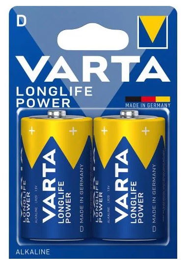 LR20 VARTA LONGLIFE POWER (4920) 2stuks in een blister