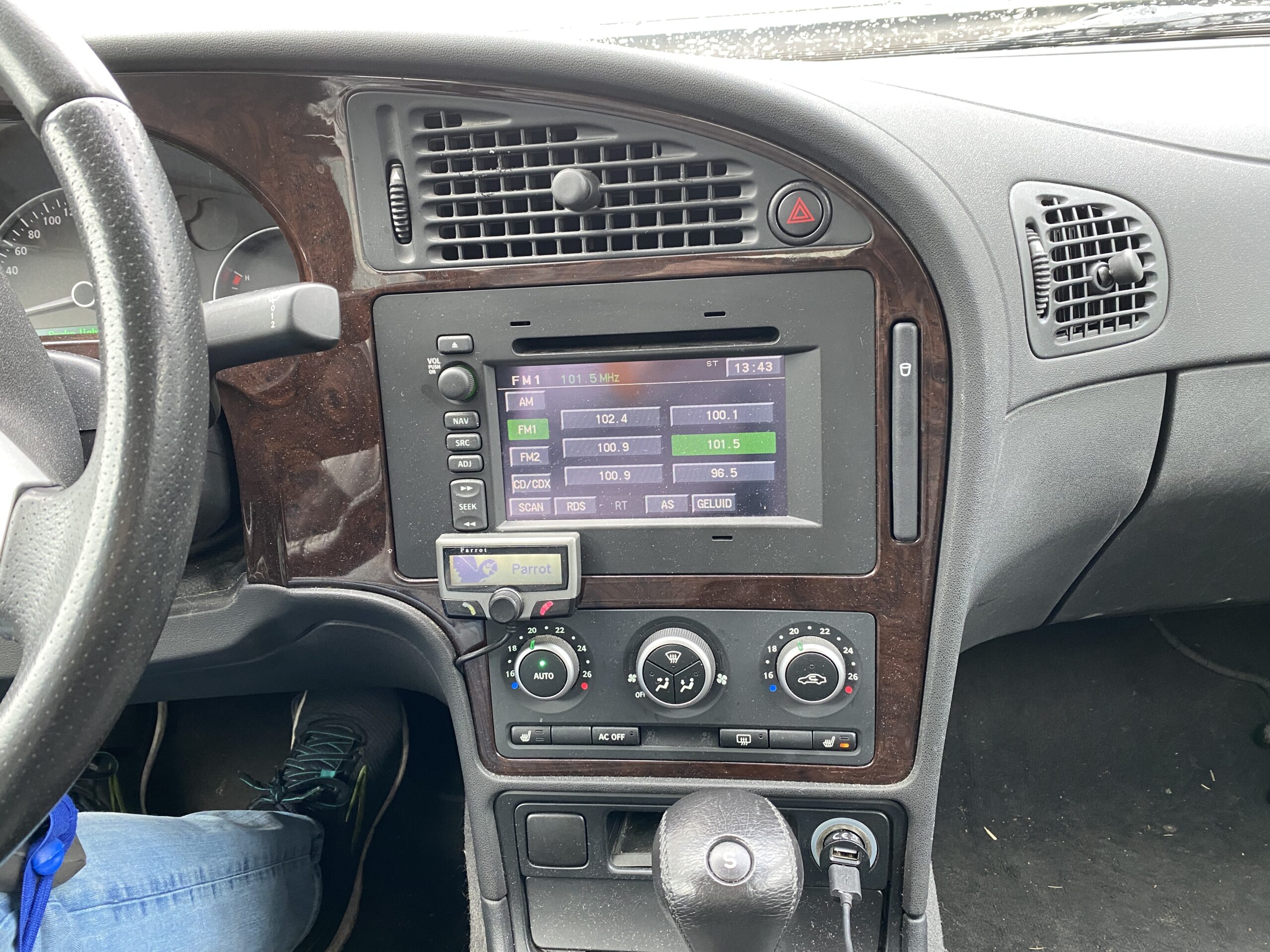 Saab 9-5 voor update 2din