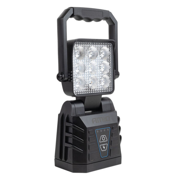Werklamp en waarschuwingslamp LED, 15W (batterij)