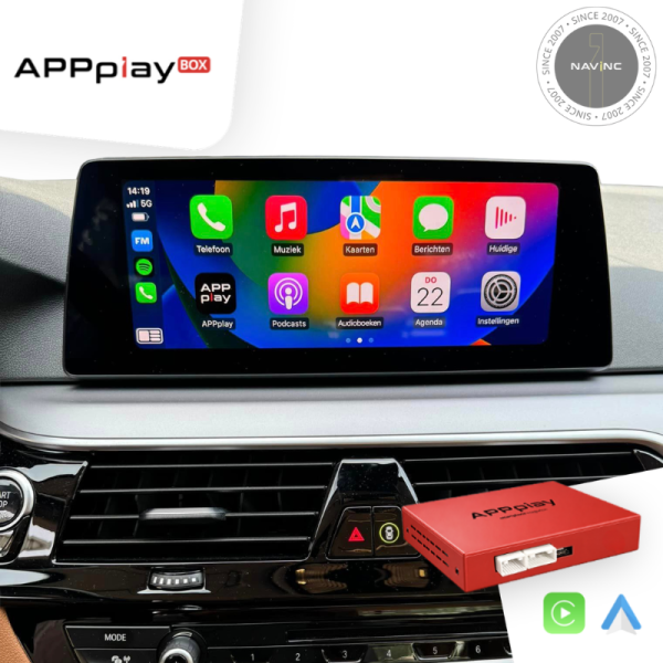 APPplay BOX_BMW/MINI/Rolce Royce NBT EVO ID5 & ID6 CARplay & Android Auto set