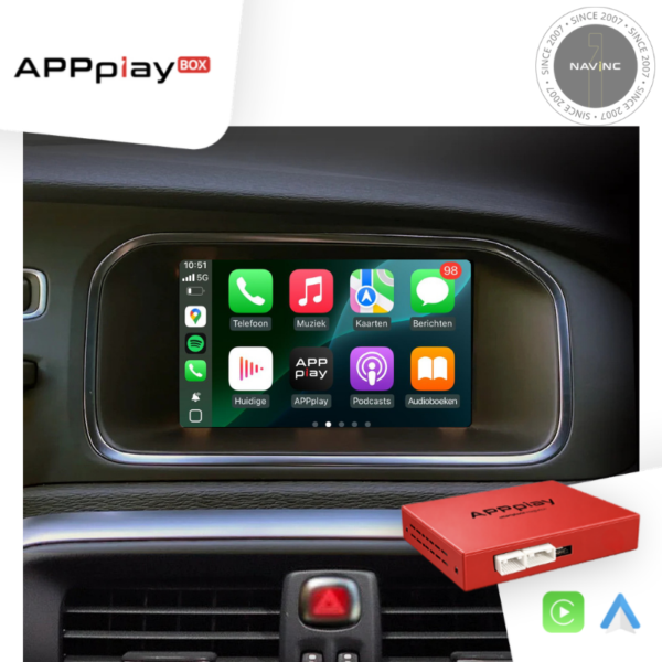 APPplay BOX_Volvo Sensus connect 7inch CARplay & Android Auto set